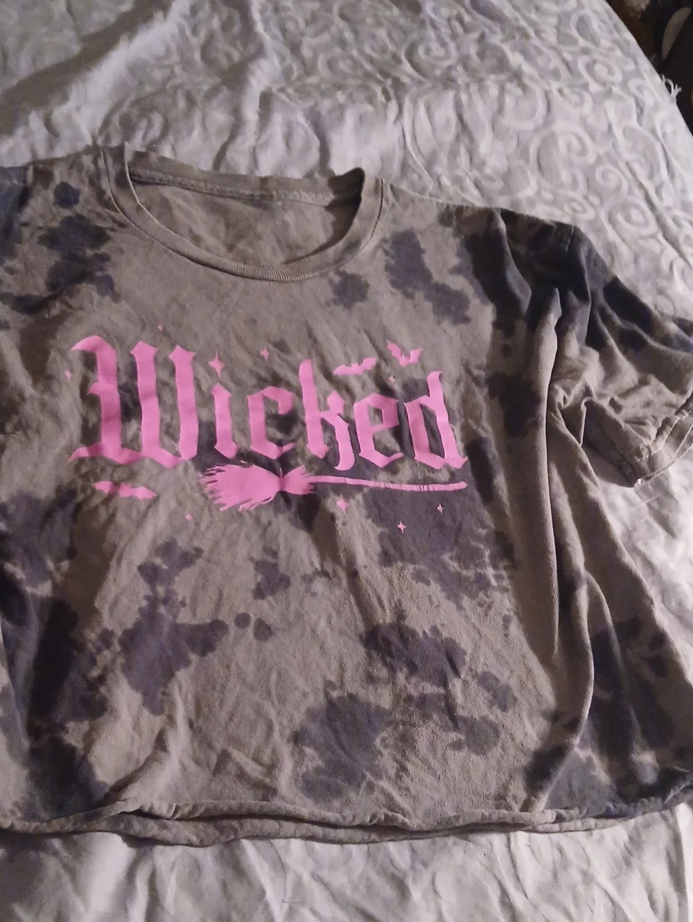 Wicked Tie-Dye Womens Crop Top